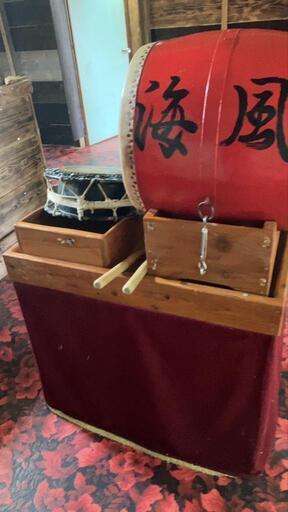 太鼓2と棚のセット