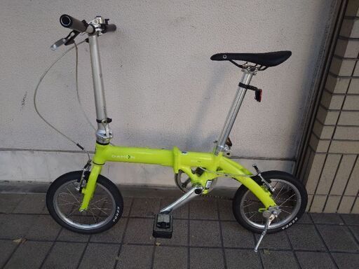 ★★★激安　超美品　超軽量【ダホン Dove Plus ダヴ プラス   １４インチ　折り畳み自転車】★★★