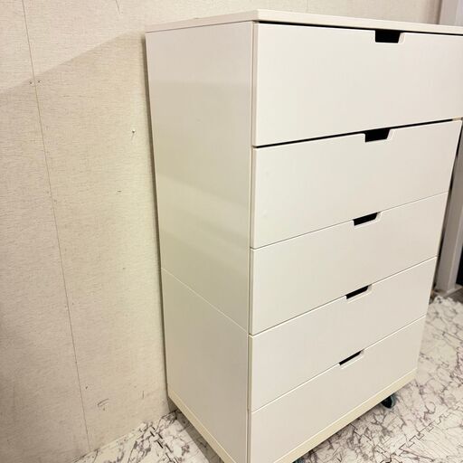 19590 IKEA 5段ソフトクローズ チェスト たんす ◇大阪市内・東大阪市 