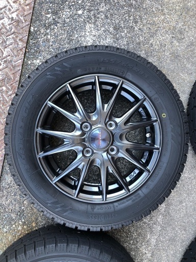 TOYO GARIT G5 155/65R13】冬 4本【ZELERNA 社外 13インチ 4J4HPCD100+