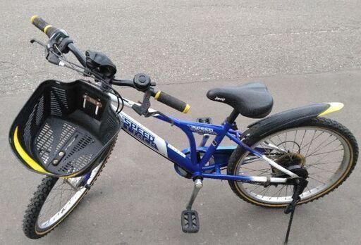 22インチ  子ども用 自転車 6980円 6段切替 オートライト付 安心の新規防犯登録料込み 407