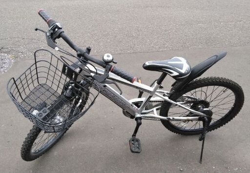 22インチ  子ども用 自転車 7980円 6段切替 オートライト付 安心の新規防犯登録料込み 408