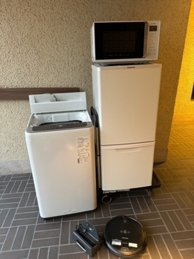 高年式！美品！家電セット！冷蔵庫　洗濯機　レンジ　掃除機