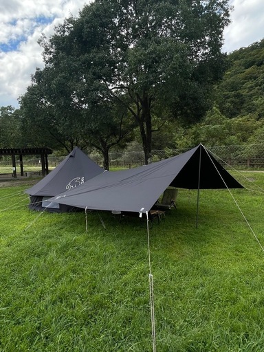 アスガルド12.6 ファントムブラック タープセット テント・タープ