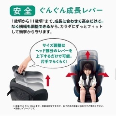 Aprica(アップリカ) ISOFIX固定  チャイルド&ジュニアシート 