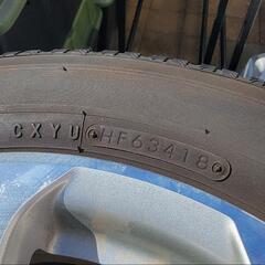 TOYO スタッドレスタイヤ　18年34週　ホンダ　アルミホイール、15インチ　タイヤチェーン付き