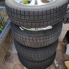 TOYO スタッドレスタイヤ　18年34週　ホンダ　アルミホイール、15インチ　タイヤチェーン付き