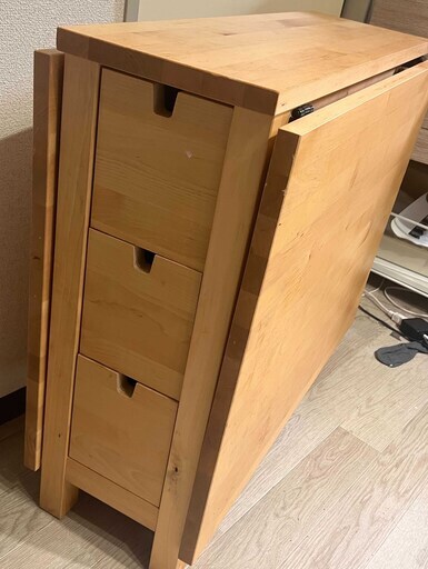 IKEA ゲートレッグテーブル NORDEN 伸長式 ダイニングテーブル