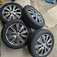 アルミホイール　&　ラジアルタイヤ4本セットで