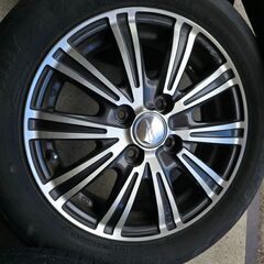 アルミホイール　&　ラジアルタイヤ4本セットで