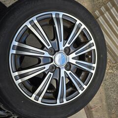 アルミホイール　&　ラジアルタイヤ4本セットで