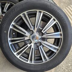 アルミホイール　&　ラジアルタイヤ4本セットで