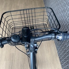 自転車　黒、チャコールグレー　26インチ