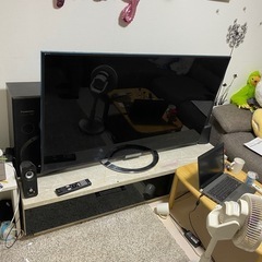 テレビとテレビ台セット　55インチ
