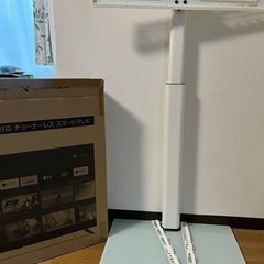 ASTEX チューナーレステレビ 4K 43V型 ➕ テレビスタンド