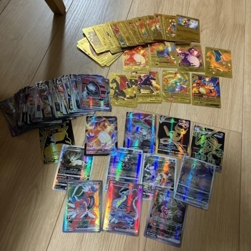 【取引確定】ポケモンカード　リザードンなど　日本版50枚（全レアカード）、海外版（観賞用200枚弱）