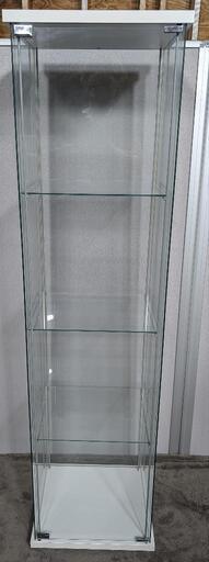 コレクションケース 白 ガラスケース 飾り棚 キュリオケース 飾り台 収納棚 家具 インテリア