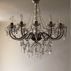 自宅で使用　シャンデリア