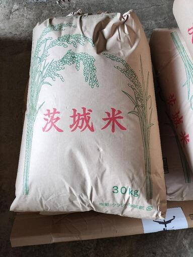 茨城県産 新米 30キロ コシヒカリ 玄米でのお渡しです。
