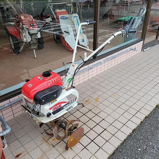 家庭菜園　三菱　ミニ耕うん機