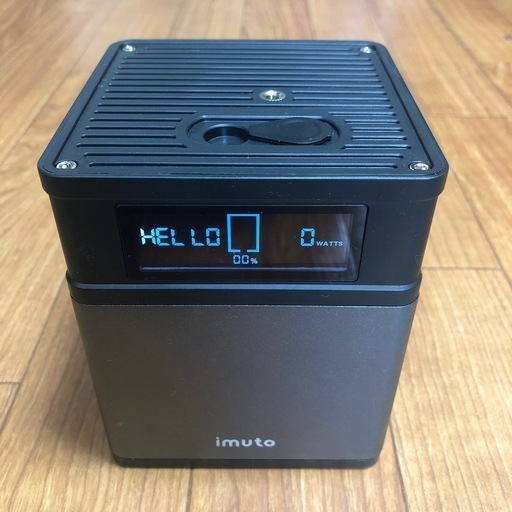 緊急災害時などに。大容量モバイルバッテリーポータブル 電源　138Wh/ 38400mAh PSE認証AC200W 100W AC出力対応！中古品！