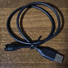 【ウォッチ部分新品未使用 ベルト・充電ケーブル付き】GARMIN vivomove Sport Black  スマートウォッチ