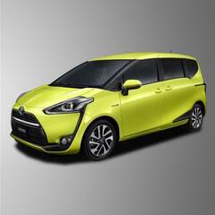 トヨタ　シエンタ　純正ホイール　ホワイト塗装