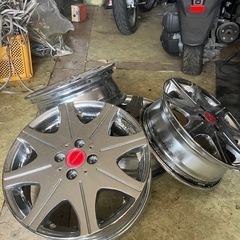 軽　ホイール
　ガリ傷無し！！赤キャップ！！　LEGZAS 　16×5.5jj　　　　　