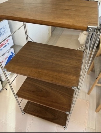 無印良品　ステンレスユニットシェルフ