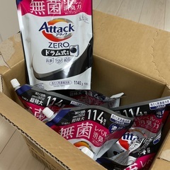 【ネット決済】アタックzero 液体洗剤 1.14kg×6本 ドラム式