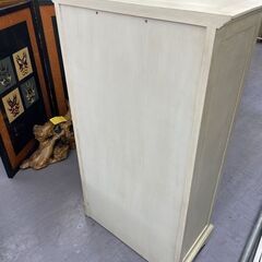 カップボード 幅64×奥行34×高さ110cm ホワイト 白 白木 食器棚
