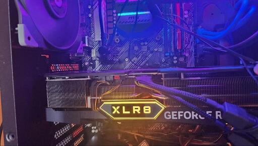 PCパーツ PNY GeForce RTX 4070Ti 12GB XLR8 Gaming VERTO EPIC-X ARGB OC 3FAN