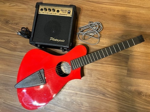 エレアコ ヘッドレスギター CORONA APS-100HS EQ アンプとセット