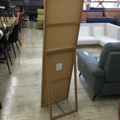 MUJI/無印良品　スタンドミラー　天然木／オーク材   参考価格29,800円　No.977
