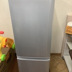三菱電機 2ドア 冷蔵庫 168L 右開き MR-P17D-S  リサイクルショップ宮崎屋　佐土原店　24.9.15F