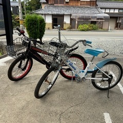 18インチ子供用自転車2台セット