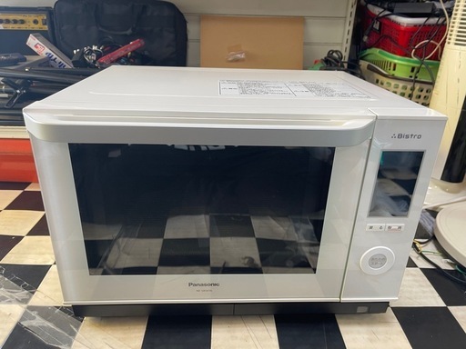 【リサイクルサービス八光】2019年製　パナソニック　スチームオーブンレンジ ビストロ  ホワイト NE-BS656-W [26L]