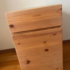 MUJI 良品計画 無印良品 パイン材 デスク キャビネット 袖机 天然木