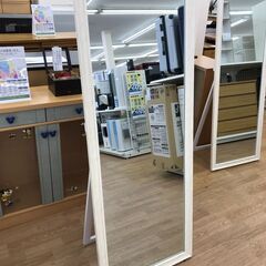 ★ジモティ割あり★ ㈱塩川光明堂 ミラー ホワイト H160×W...