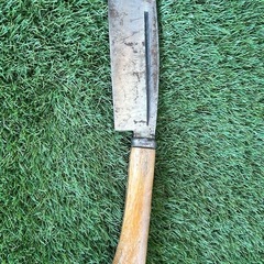 鉈　古道具　刃物　古鉄　古民具　古民芸  ★☆ 銘刃