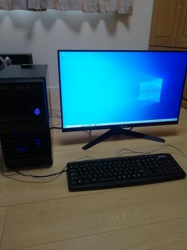 デスクトップPC 第7世代i5 メモリ12GB/SSD128GB/HDD2TB　27インチモニター、キーボード、マウスセット