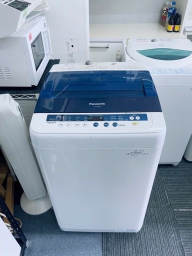北九州市内配送無料　保証付き パナソニック Panasonic 簡易乾燥機能付き洗濯機（7.0kg）　ブルー NA-F70PB3-A