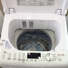 「ジモティー見た」で5％OFF！【7kg全自動洗濯機】7kg全自動洗濯機 エディオン　ハイセンス ANG-WM-B70-W 7kg 2020年製:ホワイト