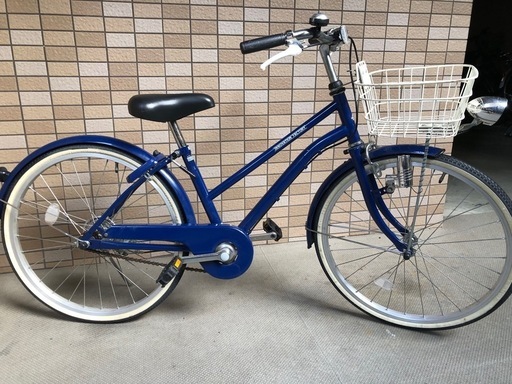 美品 自転車　キッズ　22インチ　子供自転車　子ども自転車　キッズ自転車 アサヒサイクル ブルー　美品　サイクリング 小学生