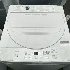 FU944】☆シャープ SHARP 全自動洗濯機 縦型 ES-GE6FJ 6.0 Kg 2021年
