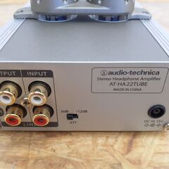 🌟安心の動作保証有🌟audio-technica オーディオテクニカ ヘッドホンアンプ AT-HA22TUBE 保証有り【愛千130】