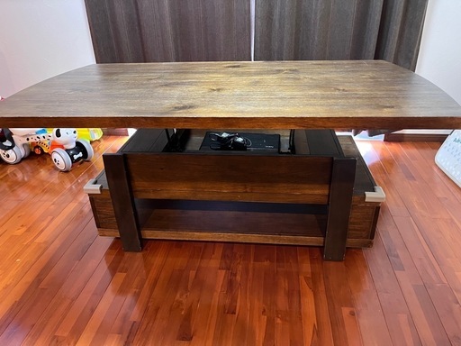 アンティークシンプル木目調センターテーブル アンティークシンプル