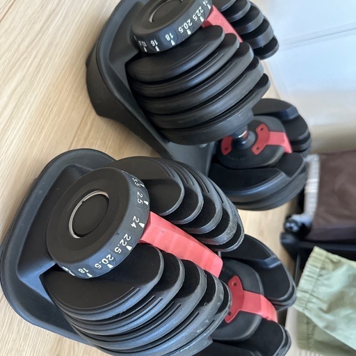 ダンベル 可変式 24kg 2個 可変式ダンベル 15段階調整 可変式ダンベル