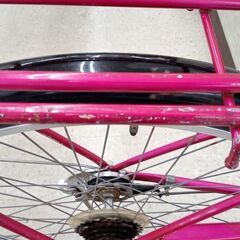 ☆ジモティ割あり☆ 自転車 一般 26インチ ピンク クリーニング済み TJ8553