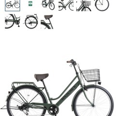 自転車 美品 アサヒサイクル 27.5インチ ギア付き - クロスバイク 